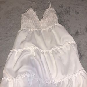 white dress